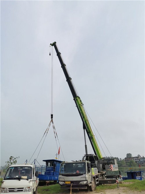 兴文县桥梁建设吊装案例